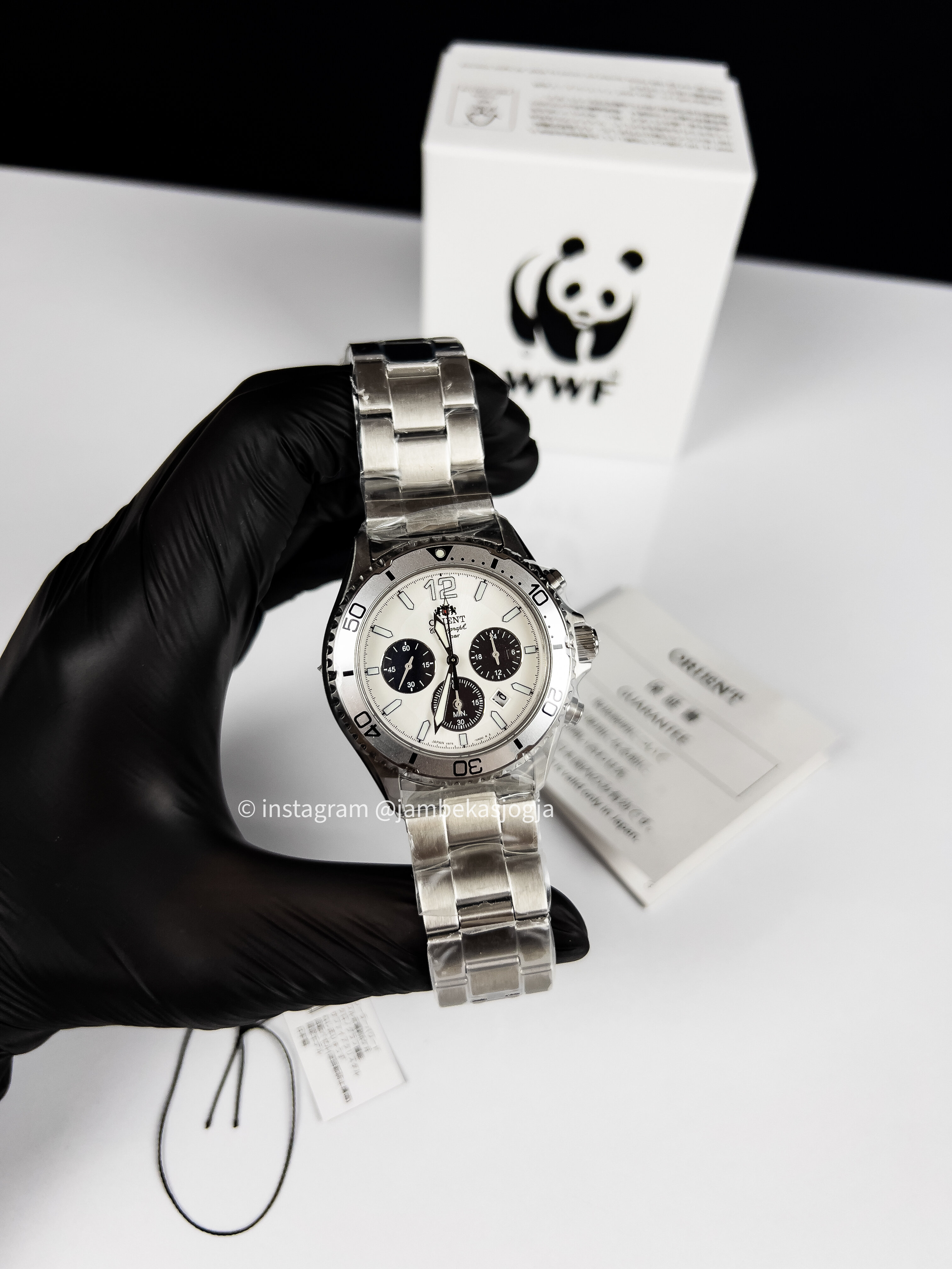 Orient WWF Chronograph Solar Powered With Panda Dial