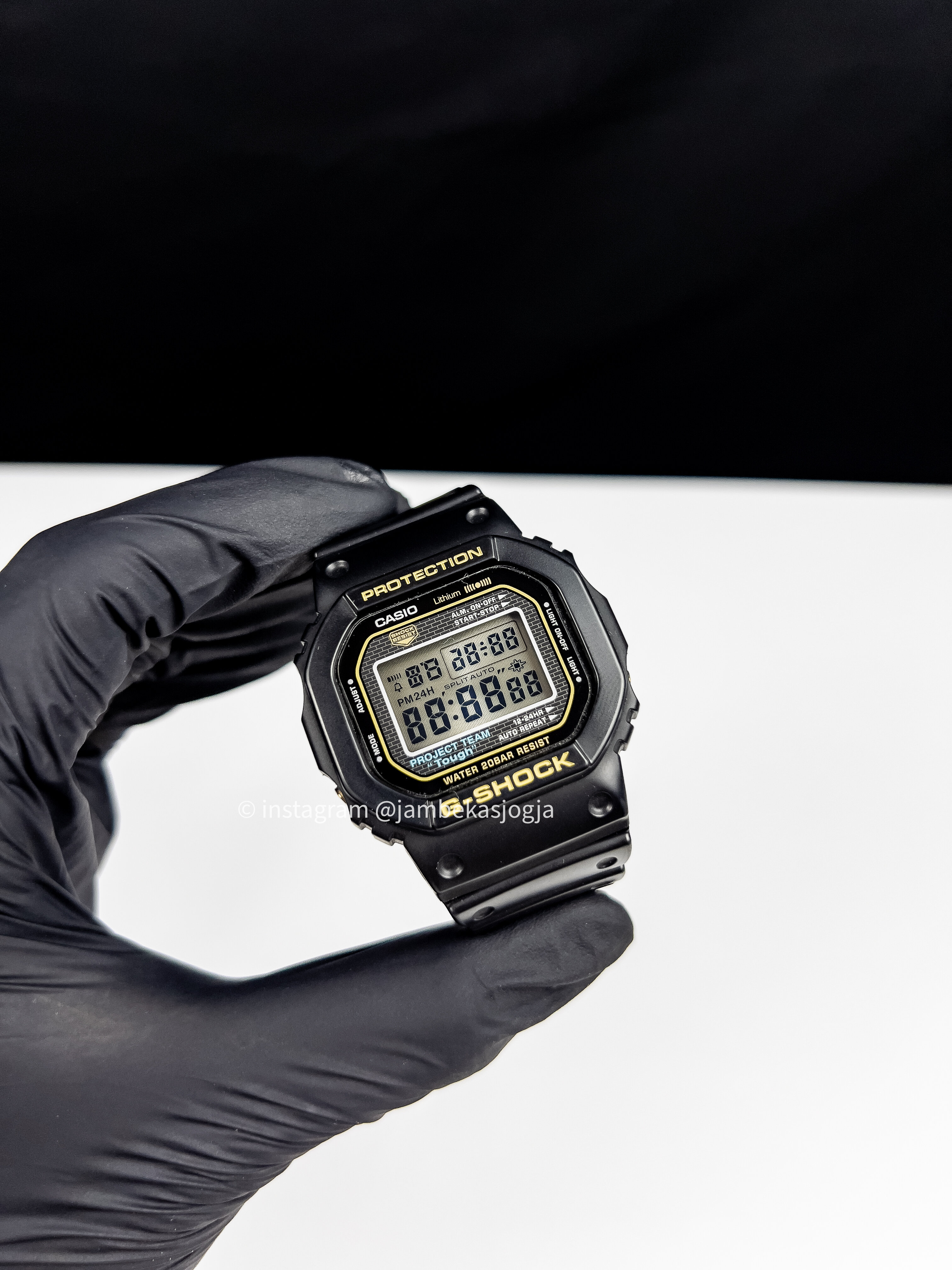 Casio G-Shock DW-5035D-1BDR 35th Anniversary Limited Edition Digital Dial Black Resin Strap