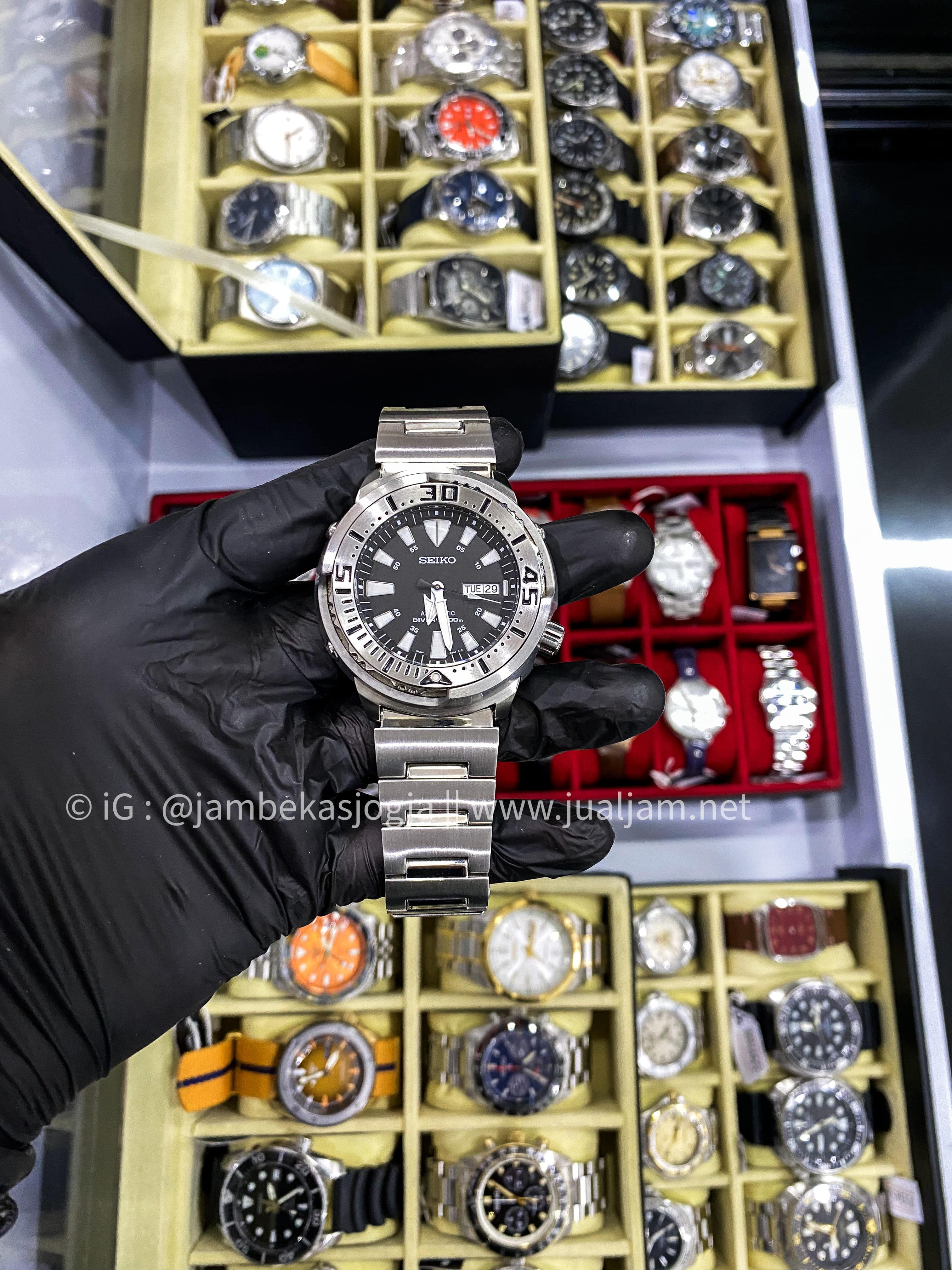 ( SKU 42 ) Seiko SRP637K1 Prospex Shrouded Monster Baby Tuna