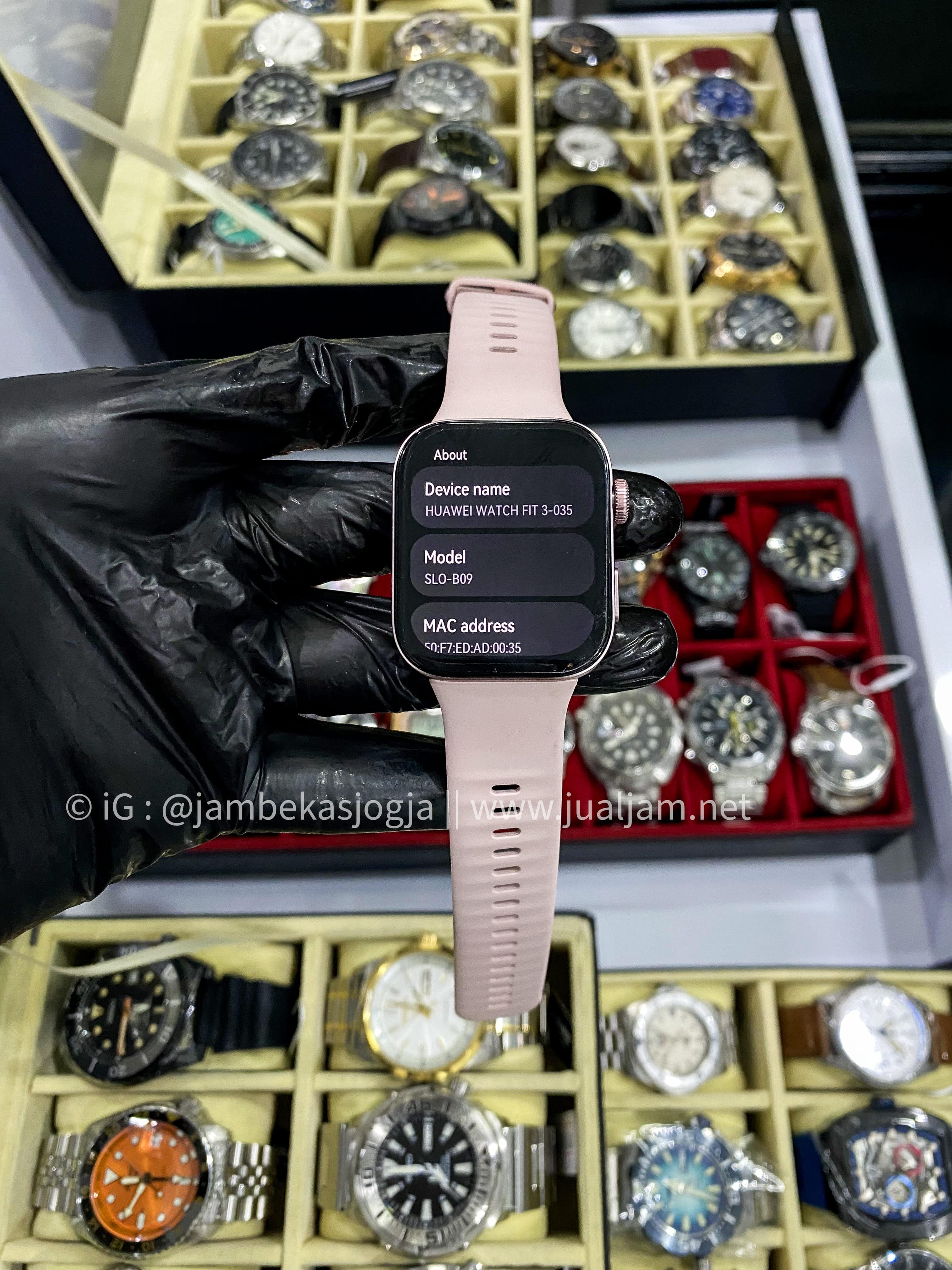 (SKU 219) HUAWEI WATCH FIT 3 Rubber strap Pink