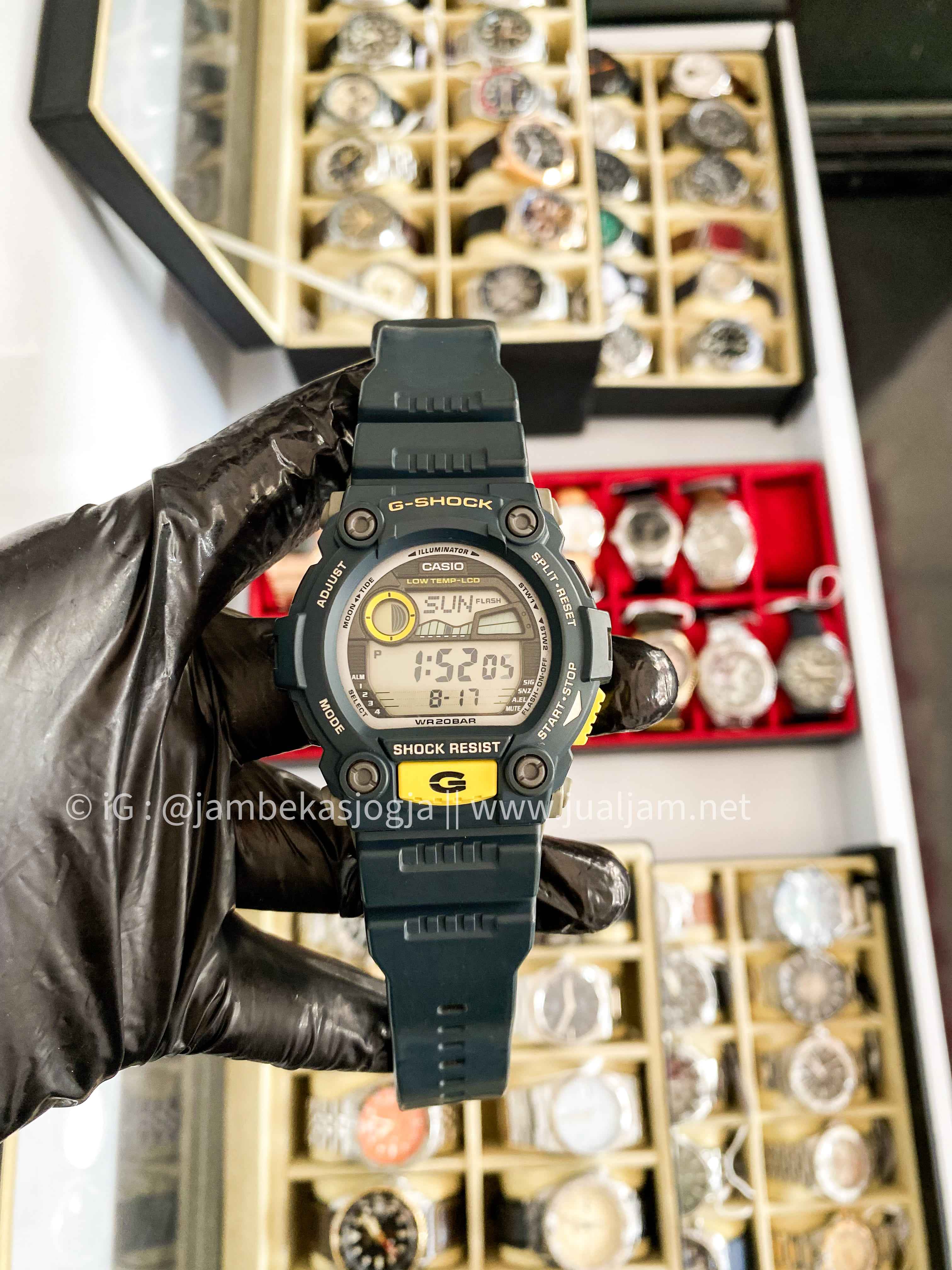 (SKU 259 ) Casio G-Shock G-7900-2DR Men Digital Dial Blue Resin Band