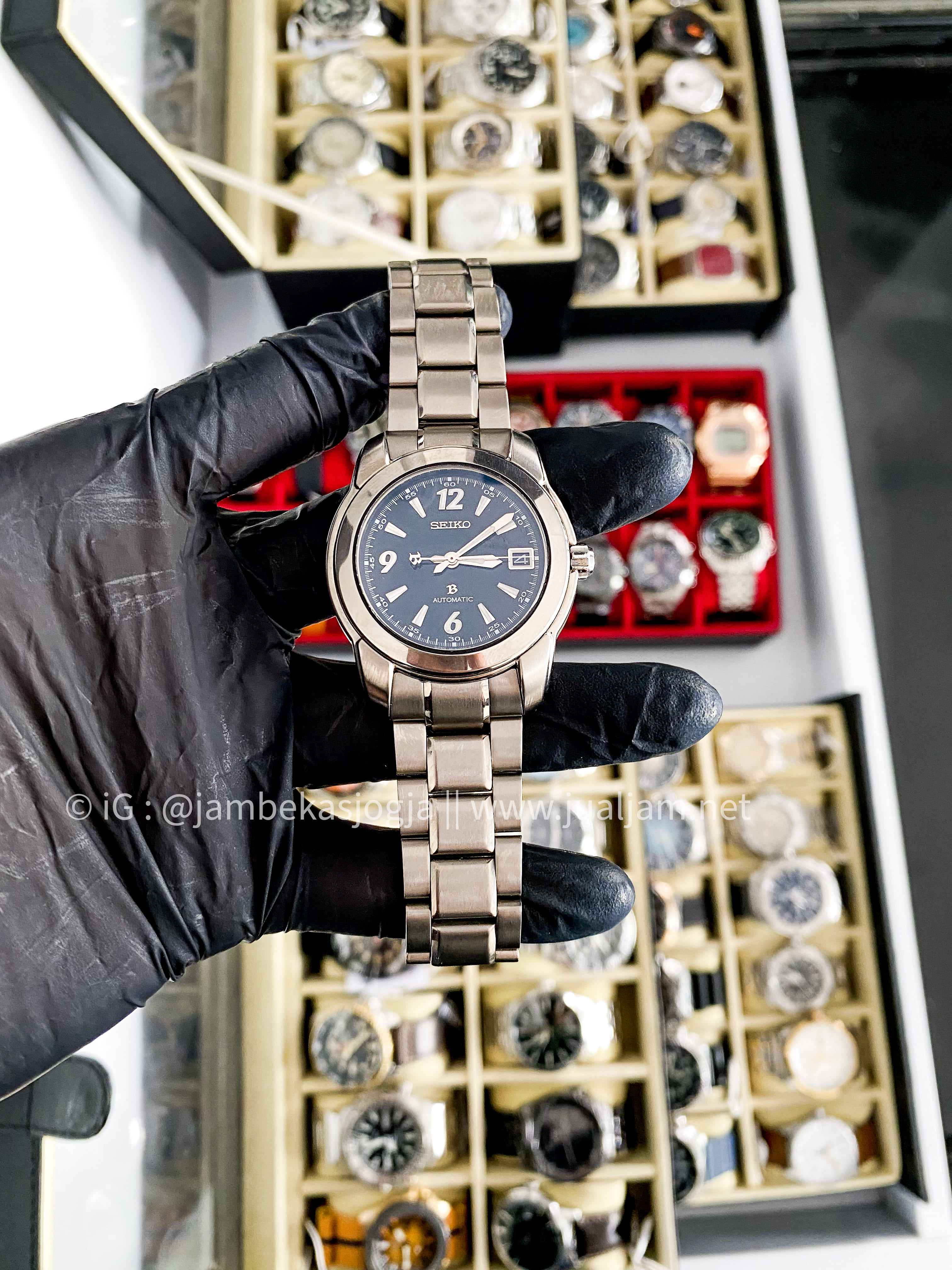 ( SKU 297) Seiko Brightz 4s15 SAGN001 Stainless strap blue dial (JDM)