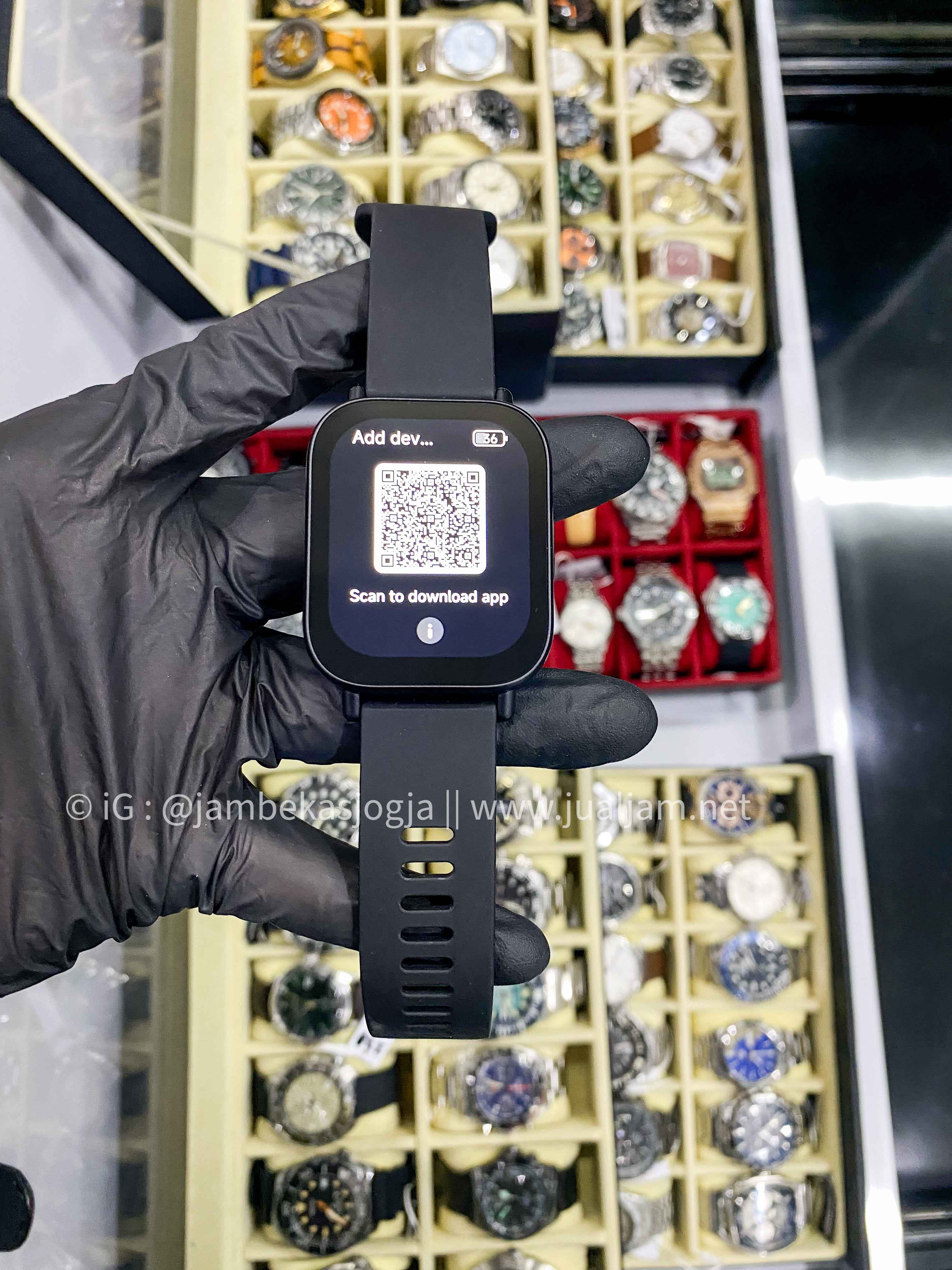 ( SKU 366) Redmi Watch 5 Active Smartwatch Rubber black strap