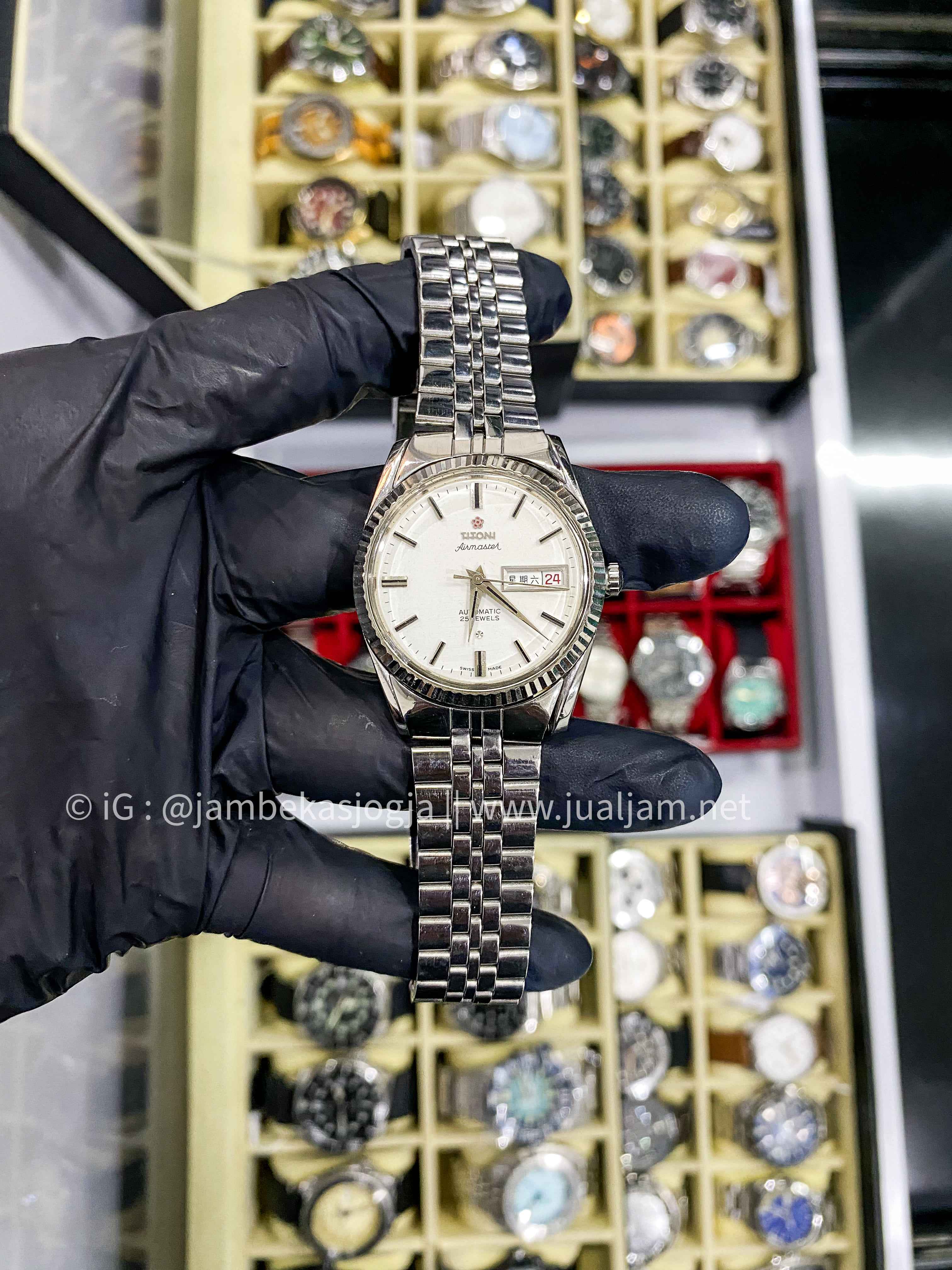 (SKU 367) TITONI AIRMASTER 25 JEWEL ROTOMATIC VINTAGE WATCH SWISS AUTHENTIC MEN'S