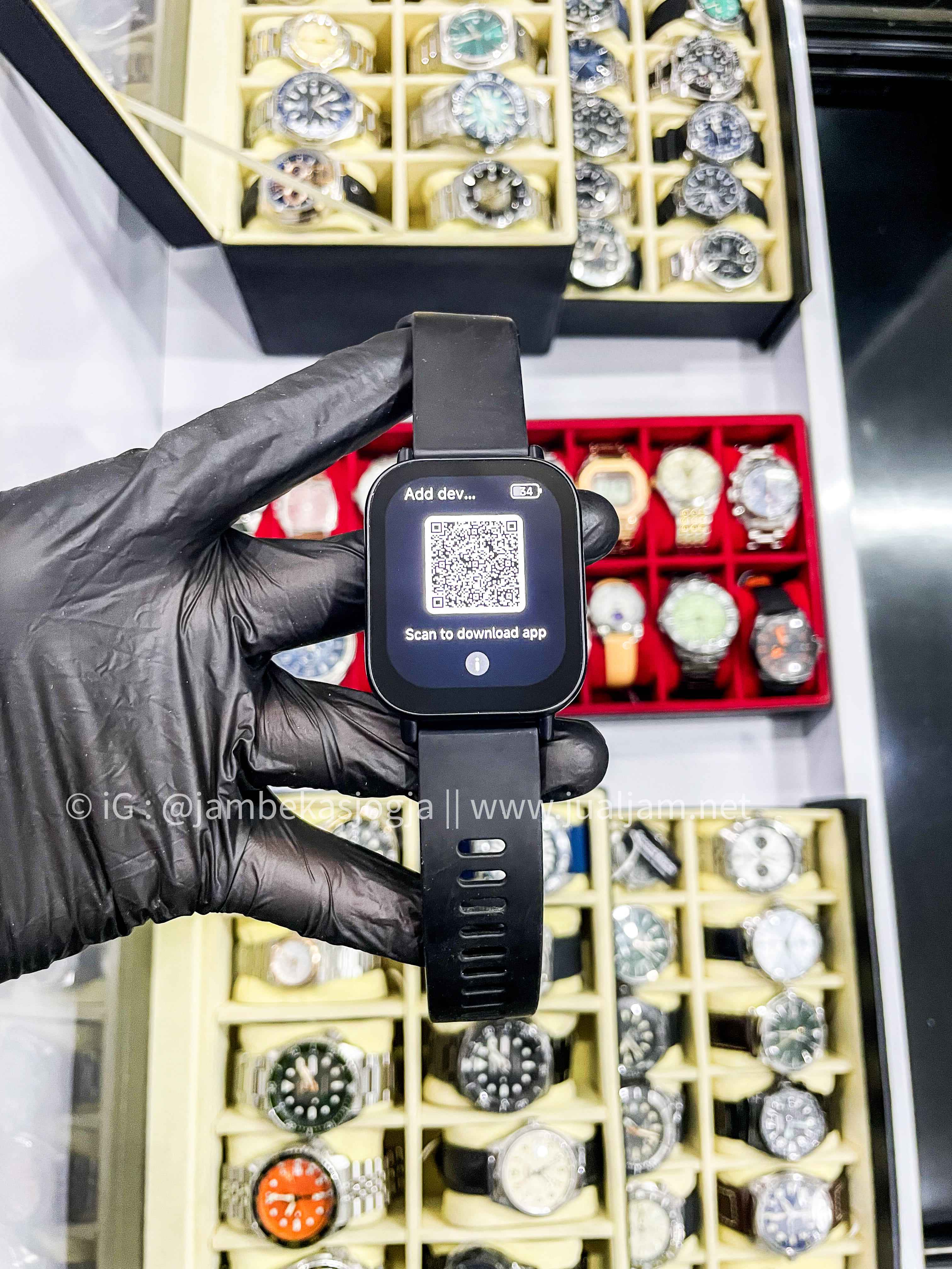 (SKU 491) Redmi Watch 5 Active Smartwatch Black Rubber