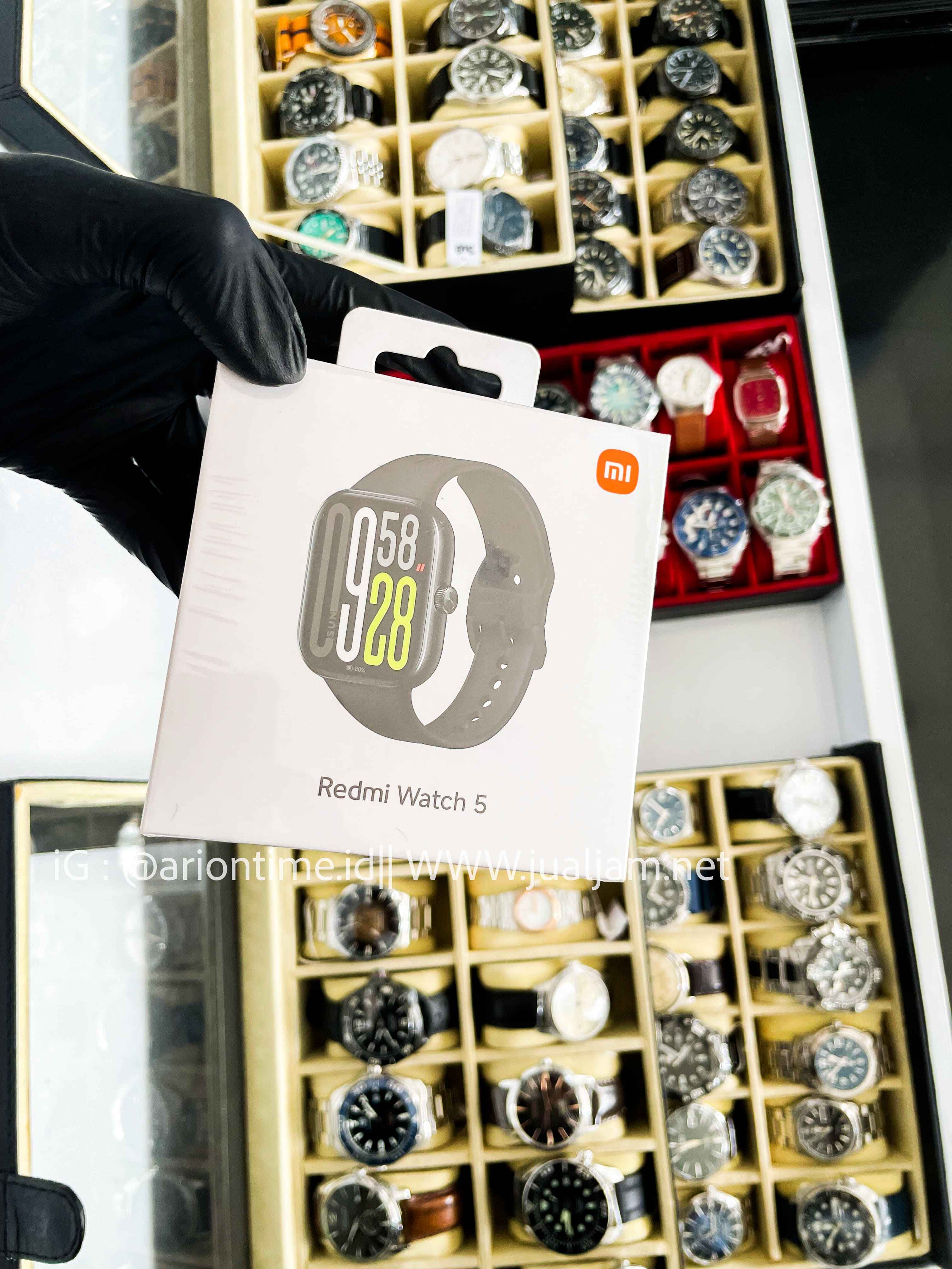 Xiaomi Redmi Watch 5 Black Smart Watch Garansi Resmi NEW SEGEL (TITIP JUAL)